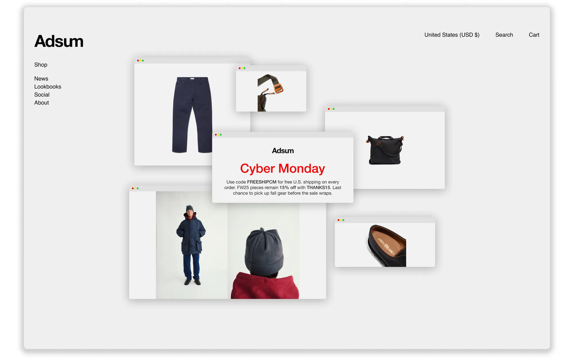 Adsum Landing Page Display 3