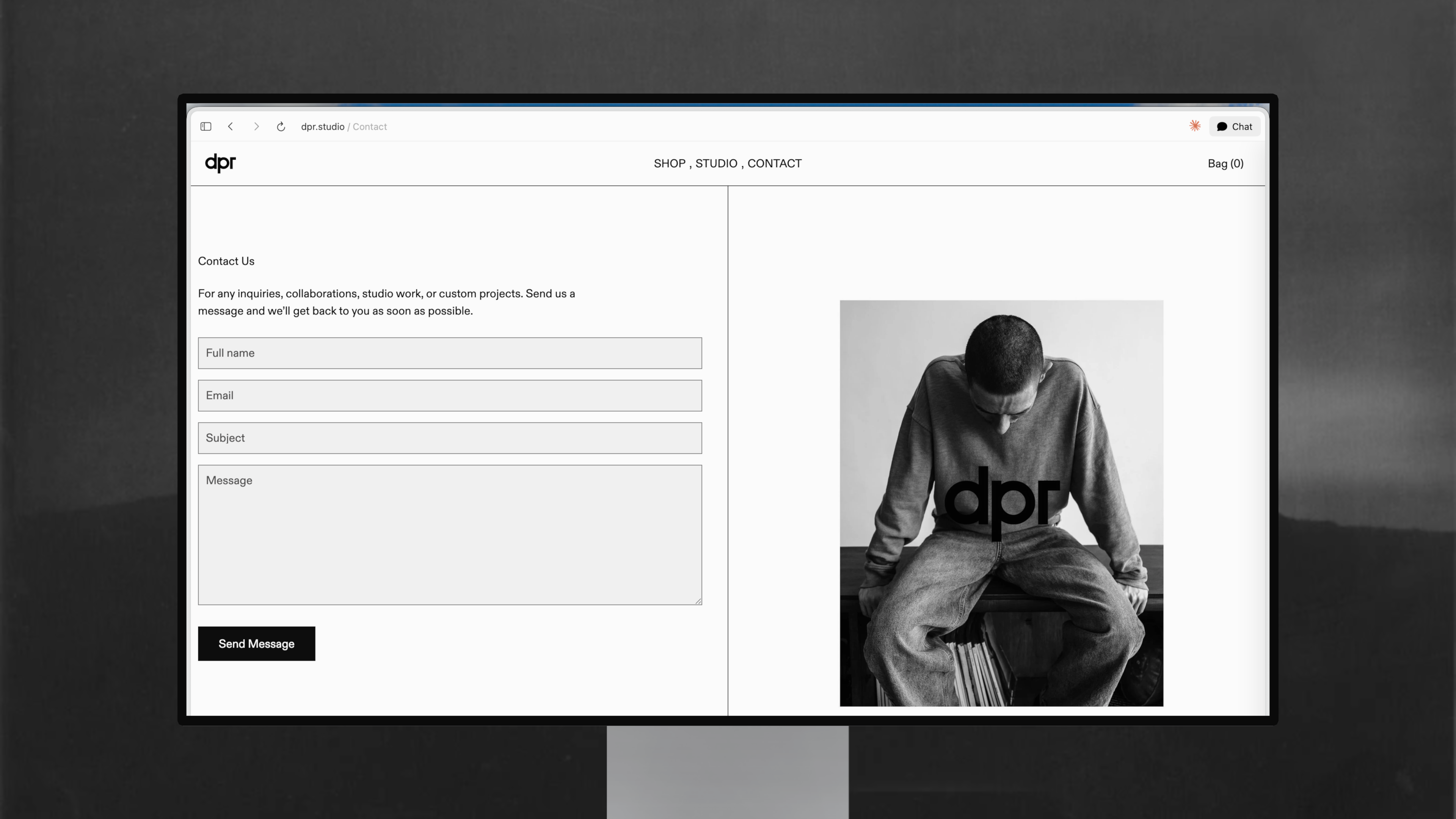DPR Studio Contact Display